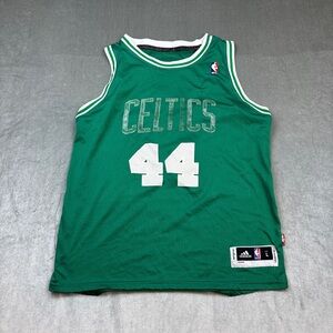 Boston Celtics 44 Adidas NBA Jersey Green Scalabrine Men’s Large